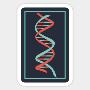 DNA Double Helix Sticker